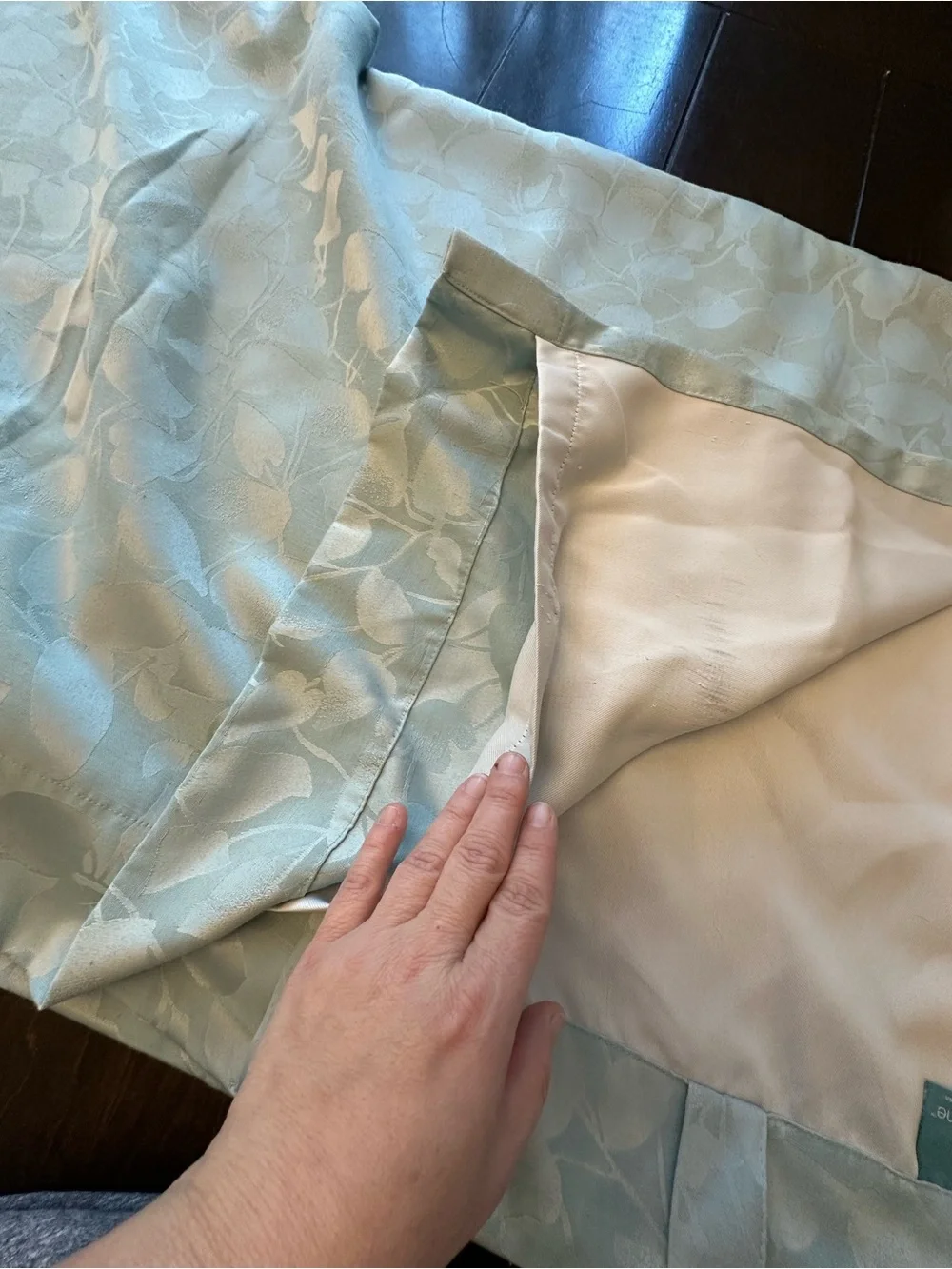 Target Room darkening Leaf Pattern Curtains 2 Panels